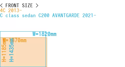 #4C 2013- + C class sedan C200 AVANTGARDE 2021-